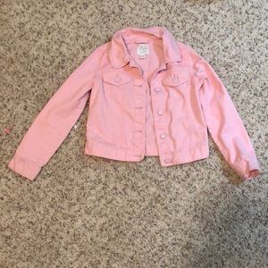 Light pink jean jacket from children’s place.